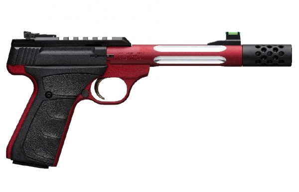 Browning Buckmark Pls Lt Comp 22Lr Red# Red Anodized | 5.9″ Thd Bbl 051553490