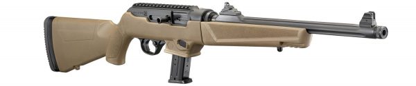 Ruger Pc Carbine 9Mm Bl/Fde 16″ 17+1 19105 | Threaded/Fluted Bbl 19105