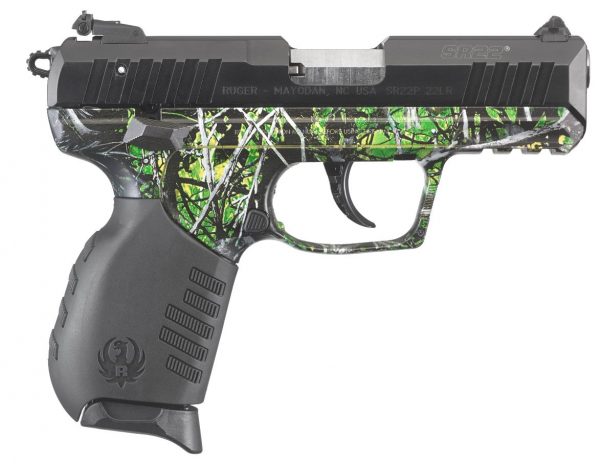 Ruger Sr22 Pistol 22Lr Bl/Toxic Camo 3633 | Moonshine Toxic Camo 3633