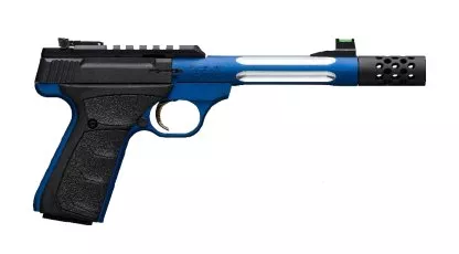 Browning Arms Company Buckmark Pls Lt Comp 22Lr Bl # Blue Anodized | 5.9″ Thd Bbl