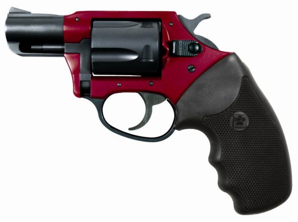 Charter Arms Undercover Lite 38S Red/Blk 2″ Rubber Grips / 5-Shot Ch53824
