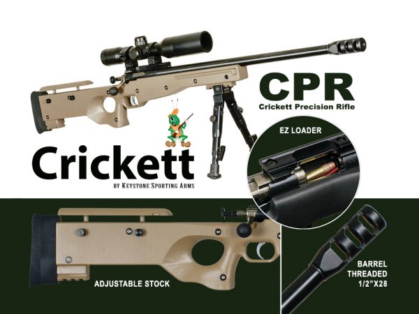 Keystone Sporting Arms Crickett Cpr 22Lr Bl/Tan Pkg Crickett Precision Rifle Crickett Cpr