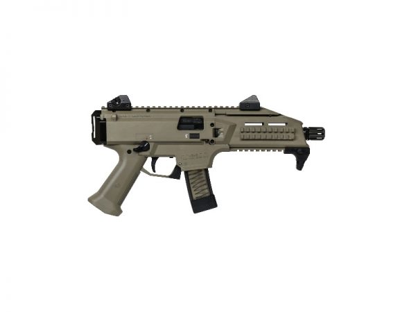 Cz-Usa Scorpion Pistol 9Mm Fde 10+1 Adjustable Sights 10+1 Cz01352