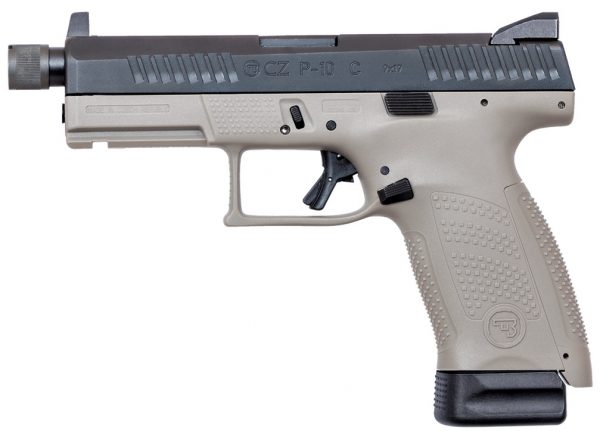 Cz-Usa P-10 Cmpt 9Mm Blk/Gry 17+1 Tb# Suppressor Ready Cz91519