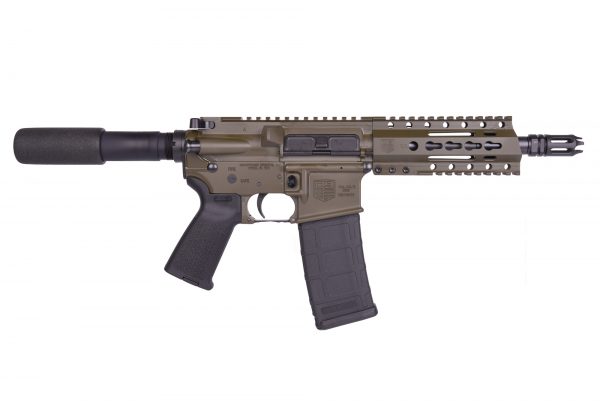 Diamondback Firearms Db-15 Pistol 5.56Mm Odg 7.5″ Aluminum Quad Rail Db15Psdg7