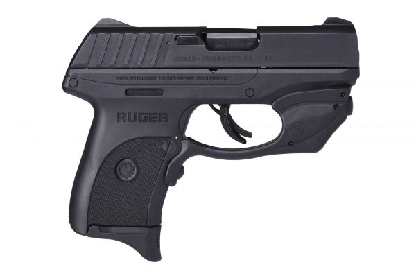 Ruger Ec9S 9Mm Blk/Blk 7+1 Ct Laser Ec9S Ct