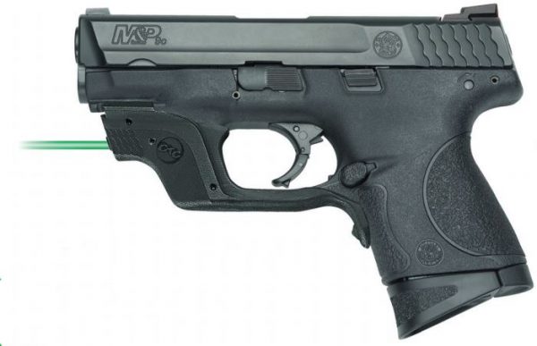 Smith And Wesson M&Amp;P9C Cmpct 9Mm 3.5″ Laser 10176|Crimson Trace Green Lsr Mp9Compactctgreenlaserguard