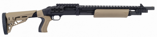 Mossberg 500 Scorpion 12/18.5 Bl/Fde Fde Furniture|Rail/Heatshield Mossbergtaloscorpion1218.5