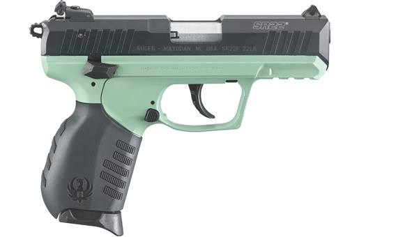 Ruger Sr22 Pistol 22Lr Bl/Turquoise 3625 Rusr22 Tb