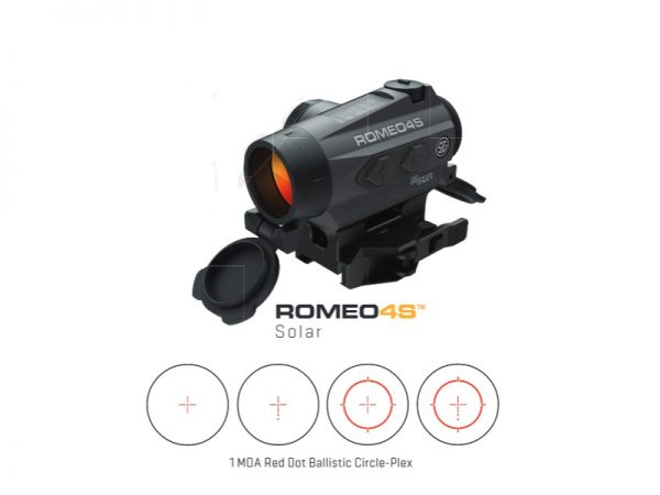 Sig Sauer Romeo4S 1X20 Crlplx Solr Tx/Qr Side Battery|Torx &Amp; Qr Mounts Romeo4S Cp
