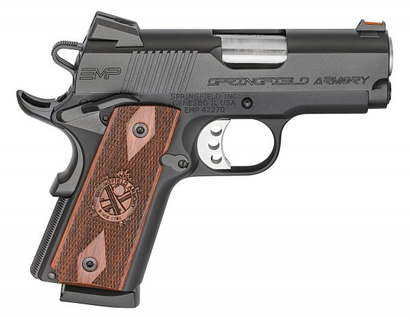 Springfield Armory 1911 Emp Compact Lw 9Mm Blk 3″ 3 Magazines | Cocobolo Grips Sfpi9208L
