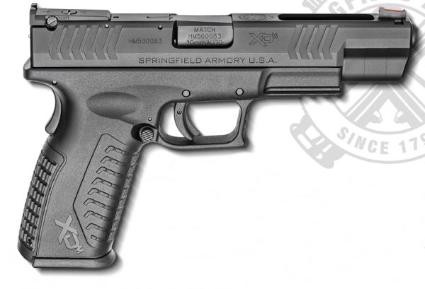 Hs Produkt / Springfield Inc Xdm 10Mm Black 5.25″ 15+1 As Fiber Optic Front Sight Sfxdm952510Bhce