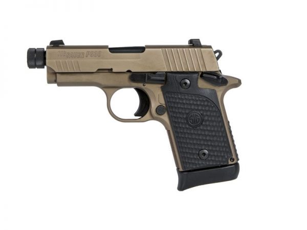 Sig Sauer P938 Emperor Scorpion 9Mm Thrd 938-9-Escpn-Tb-Ambi Si9389Escpntbambi