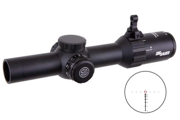 Sig Sauer Tango4 1-4X24 30Mm 5.56 Hs Blk Illum Horseshoe Reticle Sisot41111