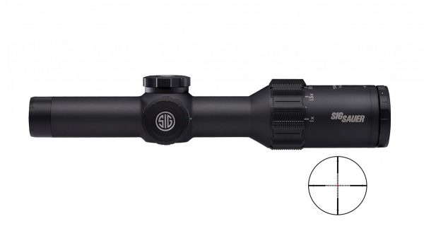 Sig Sauer Tango6T 1-6X24 30Mm 3-Gun Blk Hellfire 3-Gun Illum Reticle Sisot61138