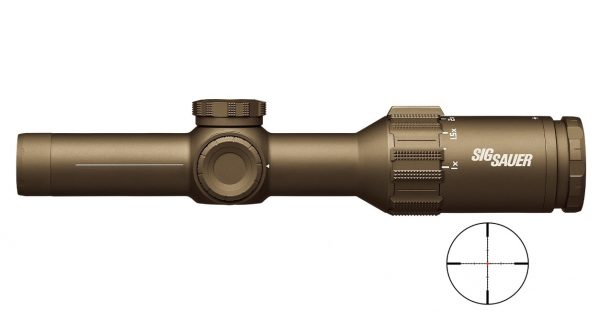 Sig Sauer Tango6T 1-6X24 30Mm Ill Hf Fde Moa Milling Hellfire Illum|Fde Sisot61236