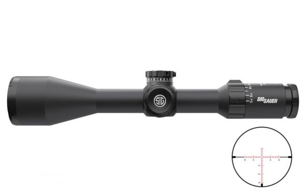 Sig Sauer Wsky5 5-25X52 30Mm Ill Htr Blk Illuminated Moa Hunter Reticle Sisow55014