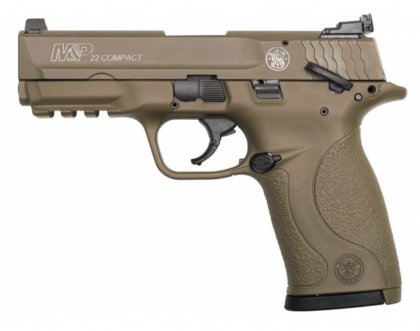 Smith And Wesson M&Amp;P22 Cmpct 22Lr Full Fde 10+1 12570 Sm12570 Scaled