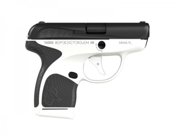 Taurus Spectrum 380 Blk/White W/Gray 1007031302 | Gray Accents Ta1007031302