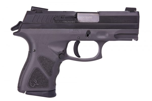 Taurus Th9 Compact 9Mm Blk/Gray 17+1 1-Th9C031G|Adj Sights|2 Mags Tath9Cg