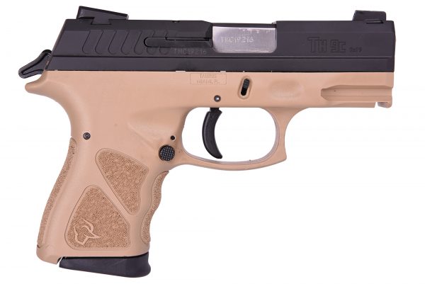 Taurus Armas / Taurus Th9 Compact 9Mm Blk/Tan 17+1 1-Th9C031T|Adj Sights|2 Mags Tath9Ct