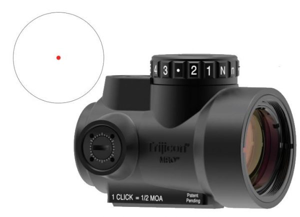 Trijicon Mro 1X25 2.0 Moa Adj Illum Rd Mro-2-2200003 Trmroc2200003