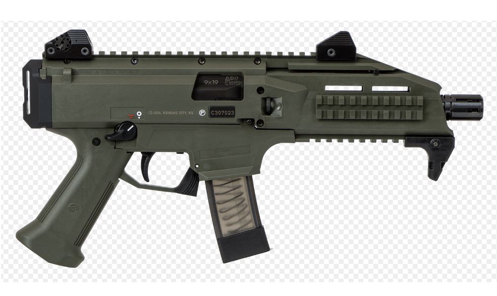 Cz / Cz Usa Scorpion Pistol 9Mm Odg 20+1 Adjustable Sights 20+1 Cz91355