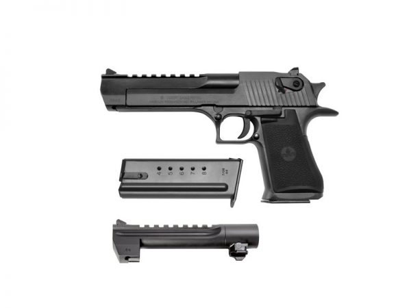 Magnum Research Inc. Desert Eag 50Ae 6″ W/Xtra Bbl Includes Extra 44Mag Bbl &Amp; Mag Mrde50Wb6