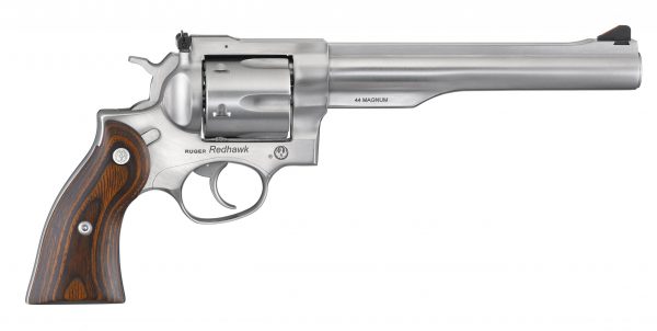 Ruger Redhawk 44Mag Da 7.5″ Ss As 5041 | Bbl Shroud | Wd Grips Ru5041 Scaled