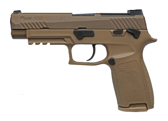 Sig Sauer P320 M17 9Mm 17+1 Coyote Sfty 320F-9-M17-Ms | Manual Safety Si320F9M17Ms