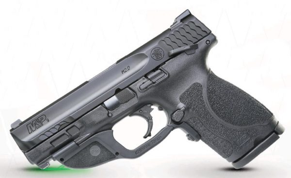 Smith &Amp; Wesson M&Amp;P9 M2.0 Cmpct 9Mm Laser Sfty 12414|Ct Green Laser|Safety Sm12414