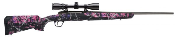Savage Arms Axis 243Win Cpct Mdygl Pkg 57272|3-9X40 Weaver|Muddygirl Sv57271 Scaled