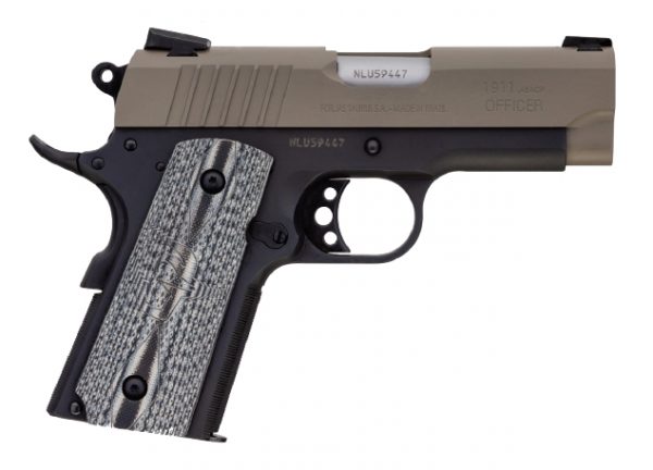 Taurus 1911 Officr 45Acp Bk/Sand 3.5″ 1-1911Ofs-Vz | 6+1 | Adj Sgts Ta1 1911Ofs Vz