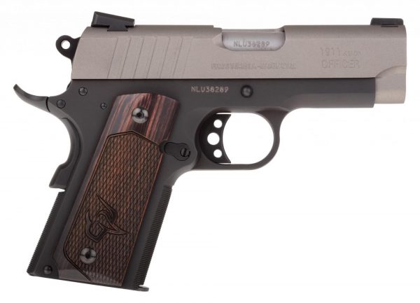 Taurus 1911 Officr 45Acp Bk/Alum 3.5″ 1-1911Ofc-Ex1|6+1|Adj Sights Ta1911Obal