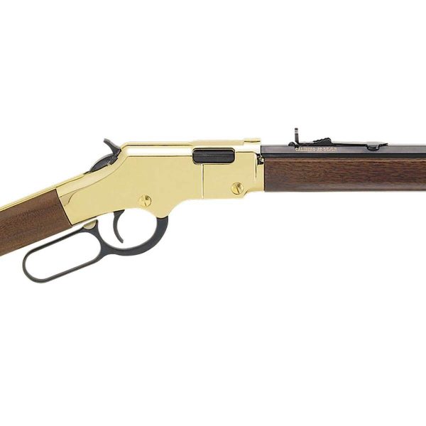 Henry Golden Boy Compact Polished Brass/Blued Lever Action Rifle - 22 Long Rifle - 16.25In Henry Golden Boy Compact Polished Brassblued Lever Action Rifle 22 Long Rifle 1625In 1457649 3