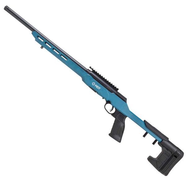 Savage A22 Precision 22 Long Rifle 18In Blue Titanium/Black Semi Automatic Modern Sporting Rifle - 10+1 Rounds Sav A22 Precision 22Lr 18In Blu Ti 1639580 2