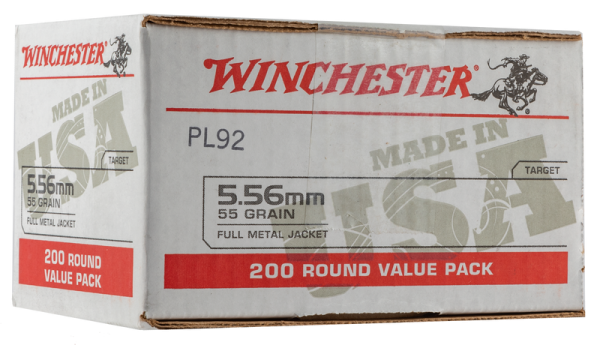 Winchester Usa 5.56 Ammo 55 Grain 200-Rounds Fmj 118091