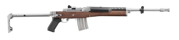 Ruger Mini-14 Tactical Walnut / Stainless / Black 5.56 18.5&Quot; Barrel 20-Rounds 5895Re15E