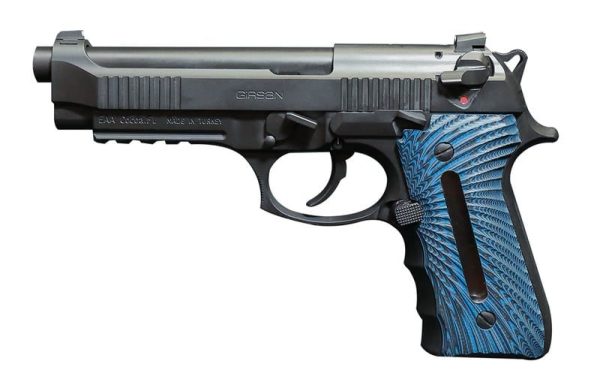 Eaa Corp Girsan Regard Mc Gen4 9Mm 4.9&Quot; Barrel 18-Rounds Blue Grips Eaa Corp Girsan Regard Mc Gen4 390087 741566904080