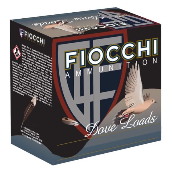 Fiocchi Shooting Dynamics Dove Load .410 Ga 2.5 Inch 1/2 Oz #8 Lead Shot 25Rds Fiocchi Game Target Dove Loads 410Gt8 762344703589