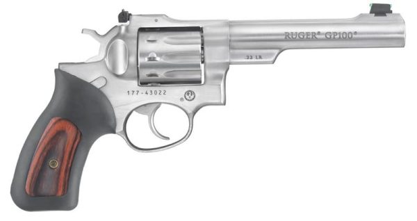 Ruger Gp100 Double-Action Revolver Stainless .22Lr 5.5&Quot; Barrel 10-Rounds Ruger Gp100 1757 736676017577 1