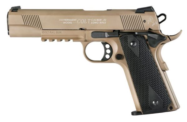 Walther 1911 Colt Govt. A1 Flat Dark Earth .22Lr 5&Quot; Barrel 12-Rounds Walther 1911 5170310 723364200885