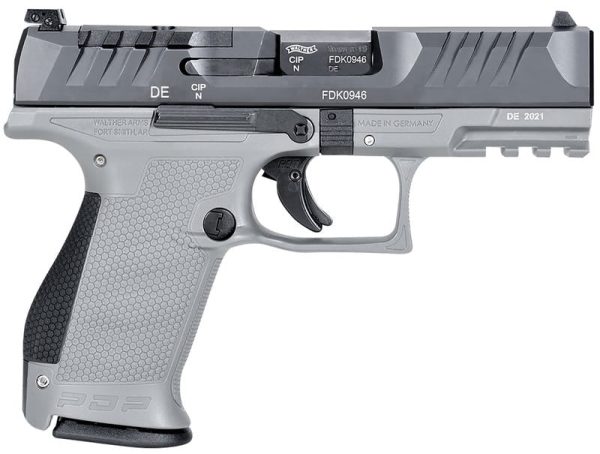 Walther Pdp Compact Gray 9Mm 4&Quot; Barrel 15-Rounds Optics Ready Walther Pdp Compact 2858436 723364227073 1
