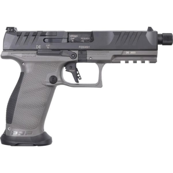 Walther Pdp Pro Tungsten 9Mm 5.7&Quot; Threaded Barrel 18-Rounds Walther Pdp Pro 2877503 4063132919202