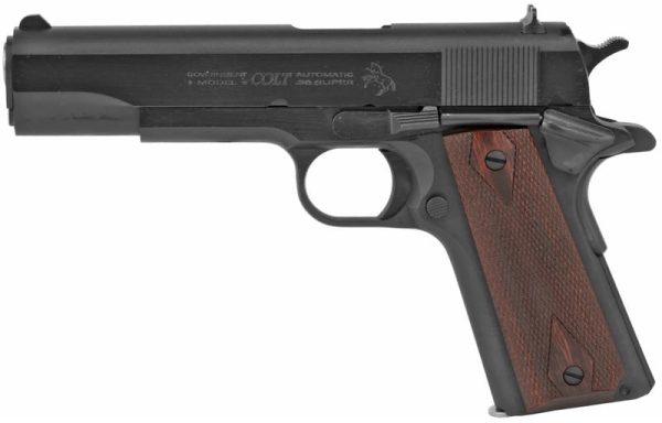Colt Firearms 1911 Government Black .38 Super 5&Quot; Barrel 9-Rounds Fixed Sights Colt 1911 Government 2 1