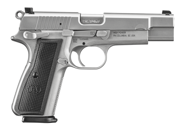 Fn High Power Stainless 9Mm 4.7&Quot; Barrel 17-Rounds Fn High Power 1 4