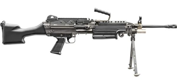 Fn M249S 5.56 Nato 18.5&Quot; Barrel 30-Rounds With Bipod And Carry Handle Fn M249S 1