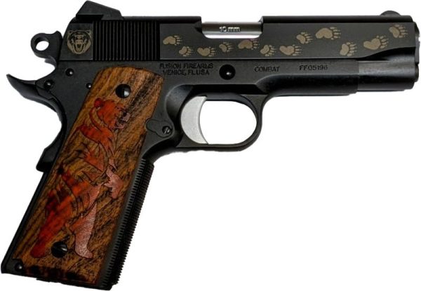 Fusion Combat Carry 10Mm 4.5&Quot; Barrel 8-Rounds Bear Engraved Grips Fusionbear2