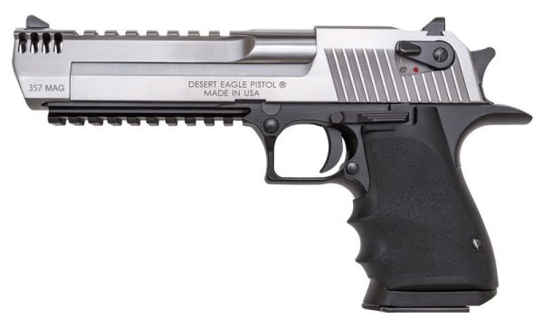 Magnum Research Desert Eagle Mark Xix Stainless .50 Ae 6&Quot; Barrel 7-Rounds Muzzle Brake