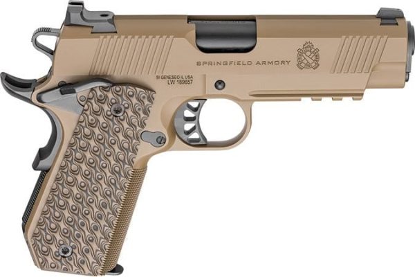 Springfield Armory Trp Commander Coyote Brown .45 Acp 4.25&Quot; Barrel 7-Rounds Pc9124Lrcbccr453A